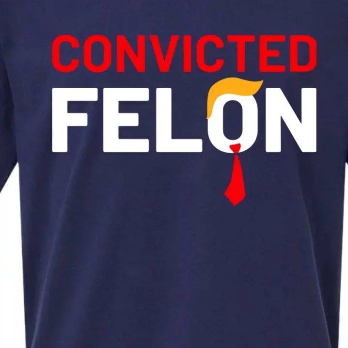 Convicted Felon Sueded Cloud Jersey T-Shirt