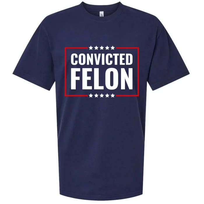 Convicted Felon Sueded Cloud Jersey T-Shirt