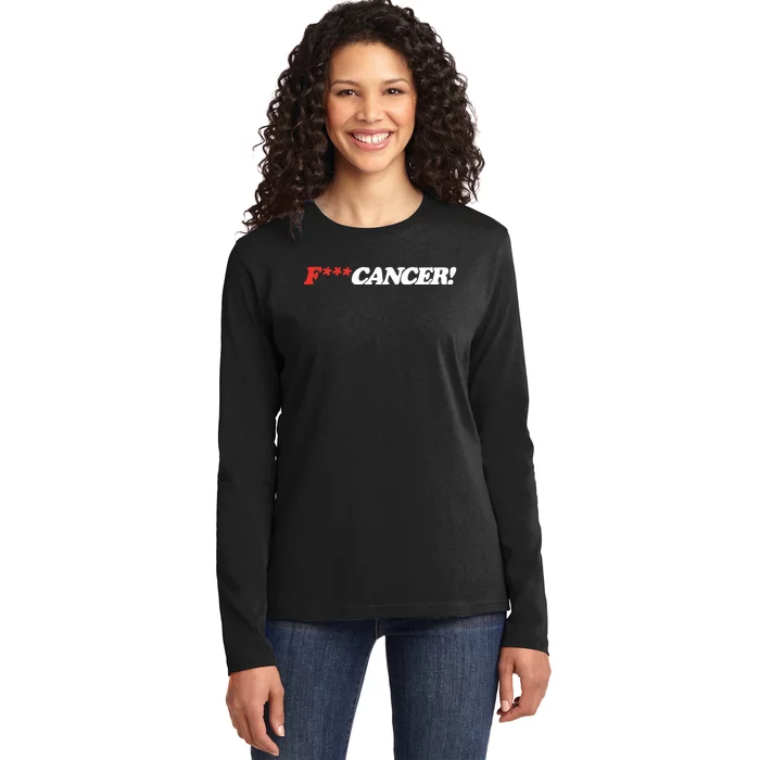 Colby Fuck Cancer Ladies Long Sleeve Shirt