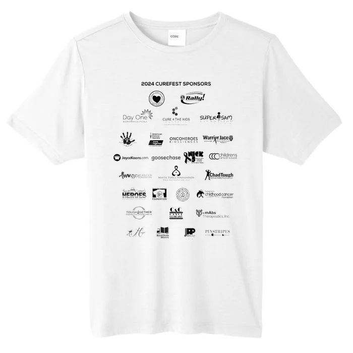 Curefest For Childhood Cancer 2024 Design 1 For Light Fabric ChromaSoft Performance T-Shirt