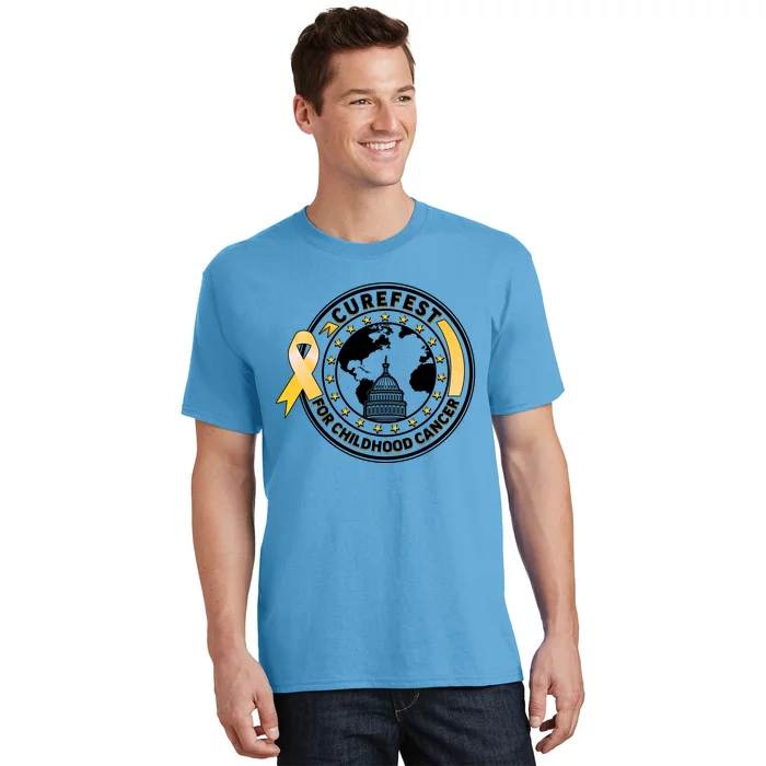 Curefest For Childhood Cancer Awareness Emblem T-Shirt