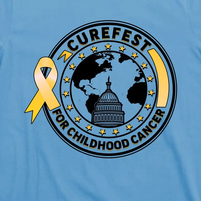 Curefest For Childhood Cancer Awareness Emblem T-Shirt