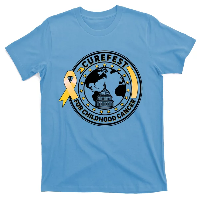 Curefest For Childhood Cancer Awareness Emblem T-Shirt