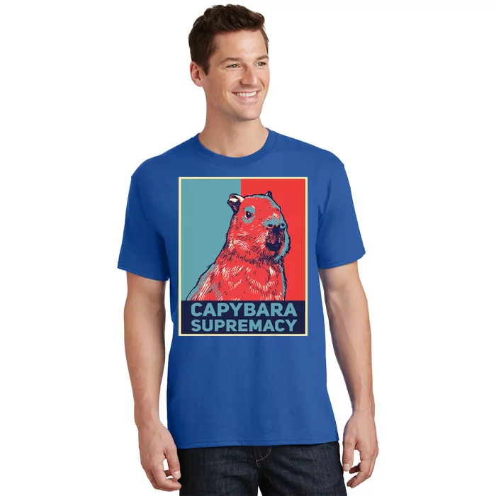 Capybaras Funny Capibara Rodent Capybara Supremacy T-Shirt