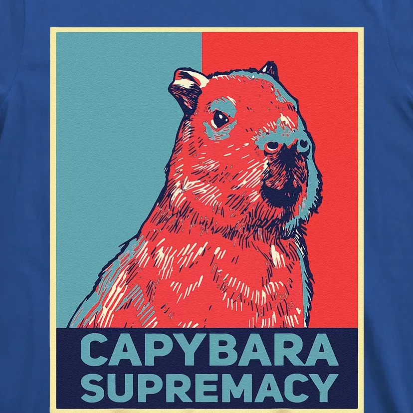 Capybaras Funny Capibara Rodent Capybara Supremacy T-Shirt