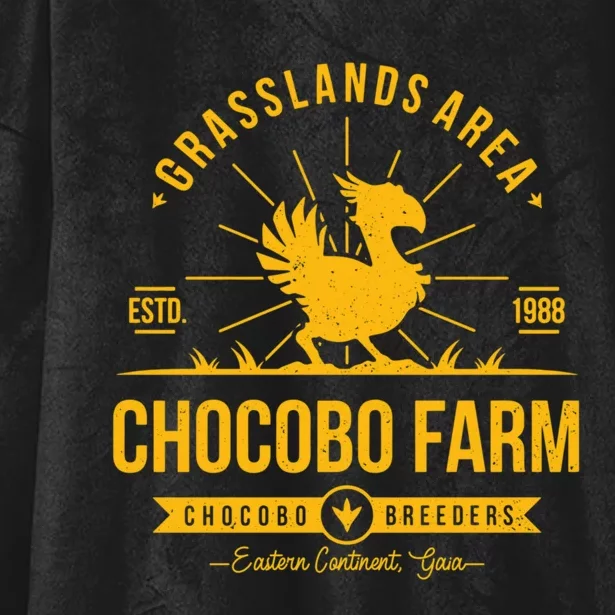 Chocobo Farm Hooded Wearable Blanket