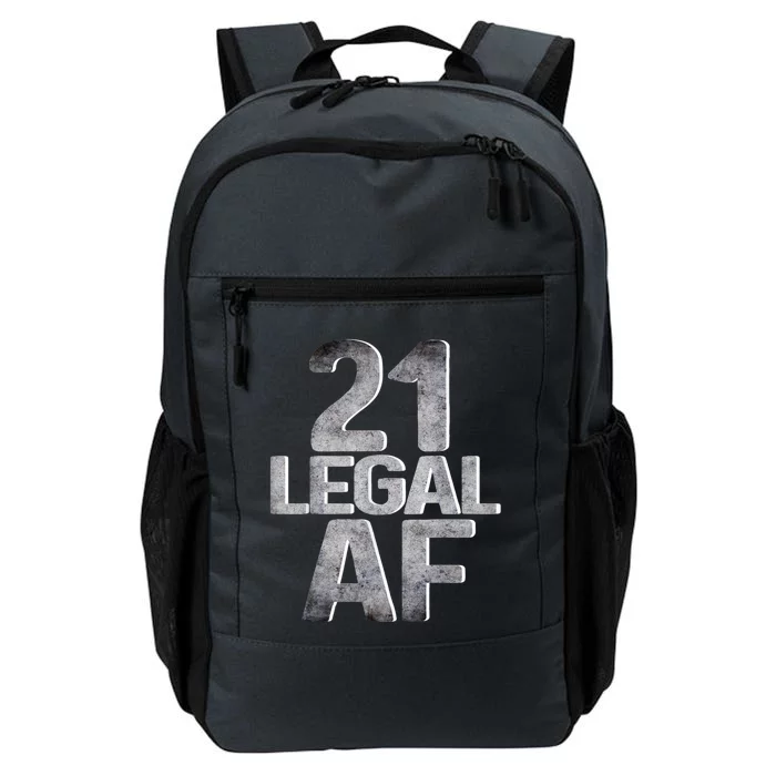 Cute Funny Cool 21st Birthday Gift For Him Her Legal AF 21 Years Old Daily Commute Backpack