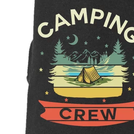 Camp Family Camping Trip Camper Matching Group Camping Crew Doggie 3-End Fleece Hoodie