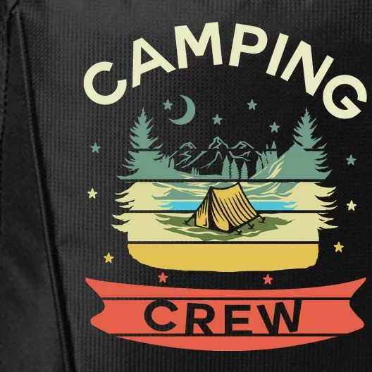 Camp Family Camping Trip Camper Matching Group Camping Crew City Backpack