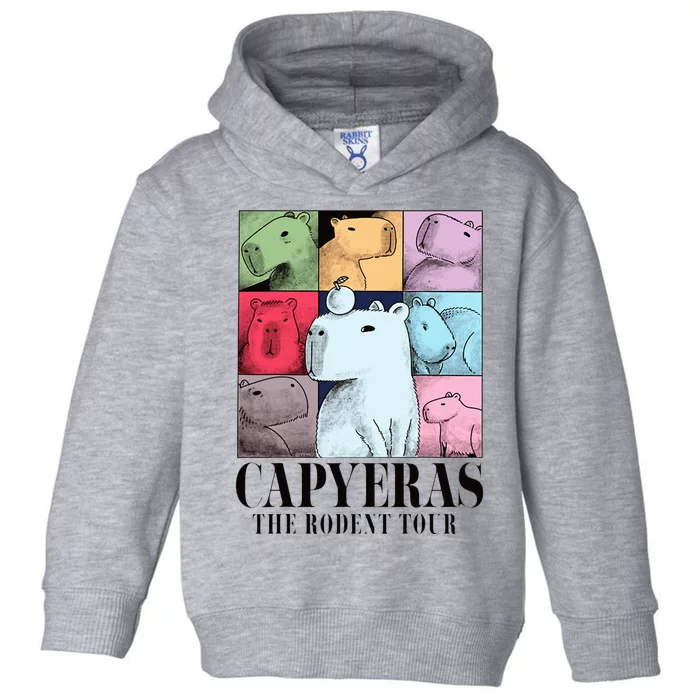 Capyeras Funny Cute Capybara Color Concert Cute Animals Toddler Hoodie