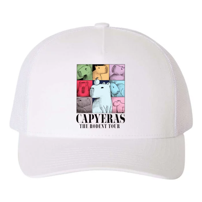 Capyeras Funny Cute Capybara Color Concert Cute Animals Yupoong Adult 5-Panel Trucker Hat