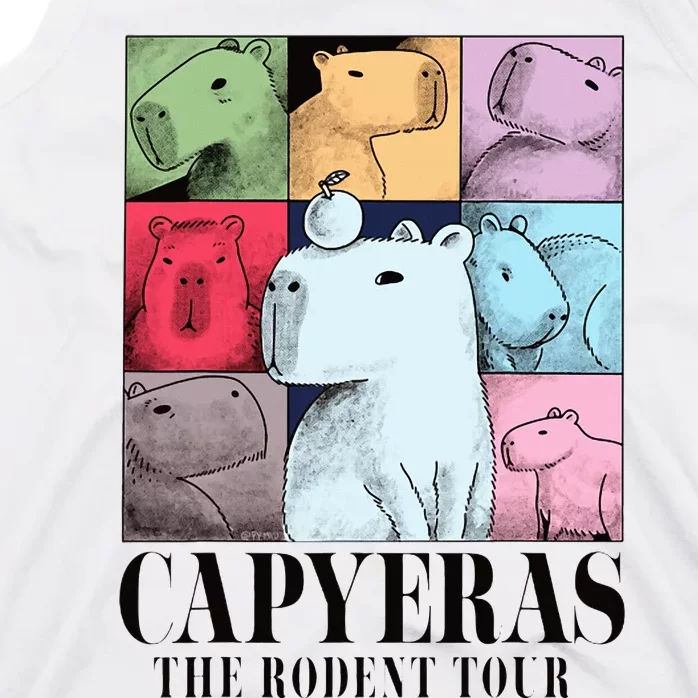 Capyeras Funny Cute Capybara Color Concert Cute Animals Tank Top