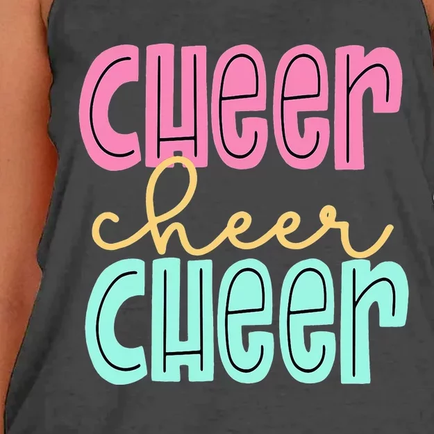 Cheerleading for Cheerleader Squad Cheer Practice Women's Knotted Racerback Tank