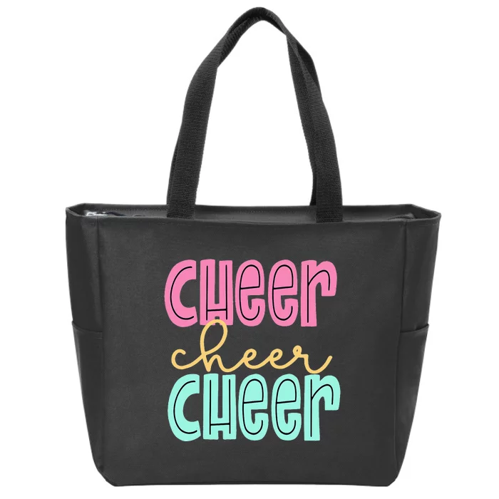 Cheerleading for Cheerleader Squad Cheer Practice Zip Tote Bag