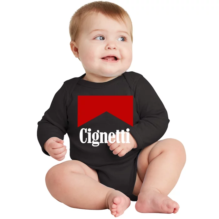 Cignetti Football Baby Long Sleeve Bodysuit