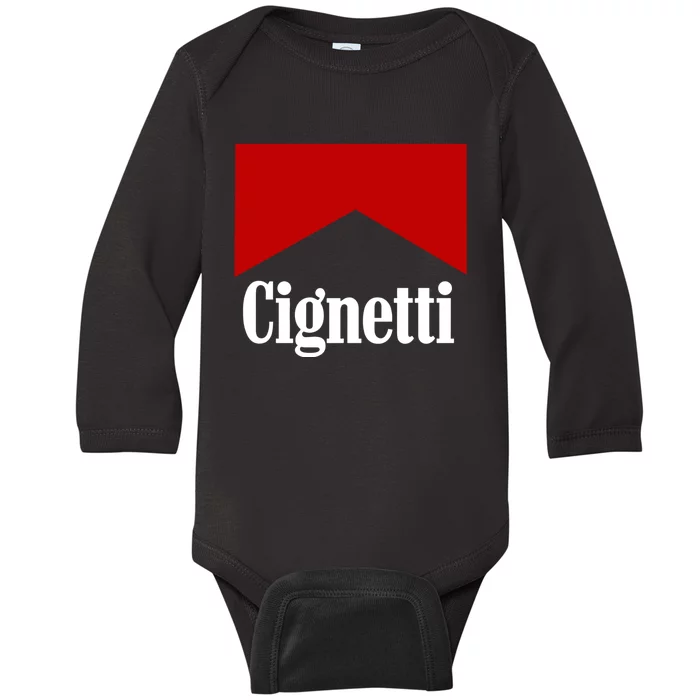 Cignetti Football Baby Long Sleeve Bodysuit