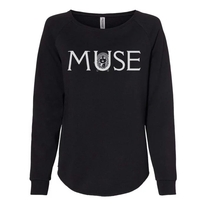 Cool Funny Commentary Muse Womens California Wash Sweatshirt