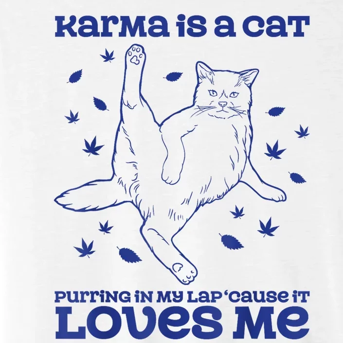 Cute Funny Cat Lover Karma ChromaSoft Performance T-Shirt