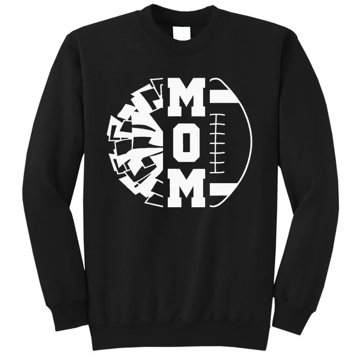 Cheer Football Cheerleading Mom Of Both Game Day Vibes Sweatshirt