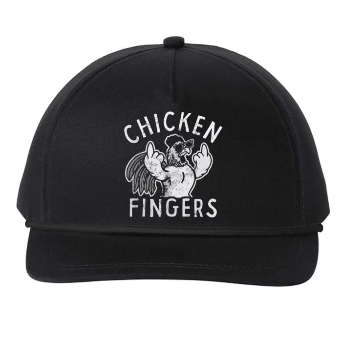 Chicken Fingers Snapback Five-Panel Rope Hat