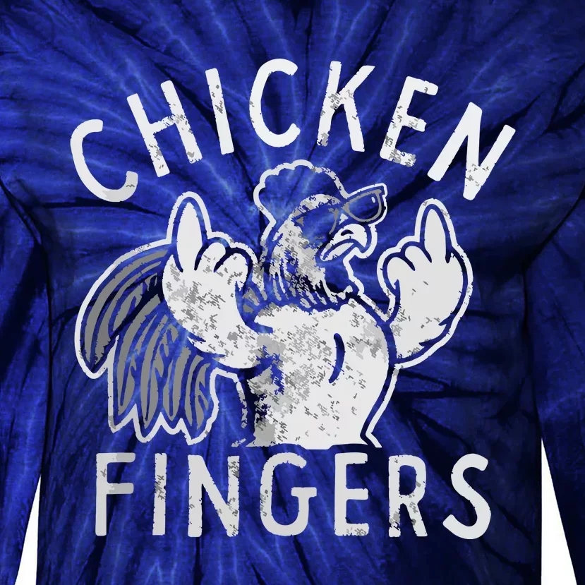 Chicken Fingers Tie-Dye Long Sleeve Shirt