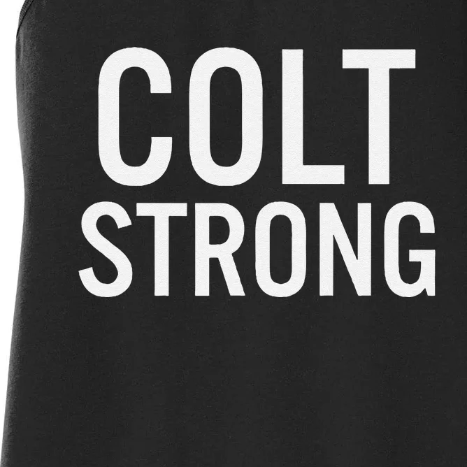 Clear Fork Colts Strong Women's Racerback Tank