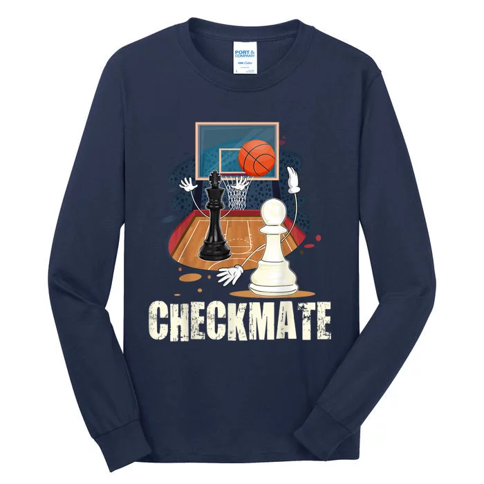 Checkmate Funny Chess Lovers Novelty Gifts Boy Tall Long Sleeve T-Shirt