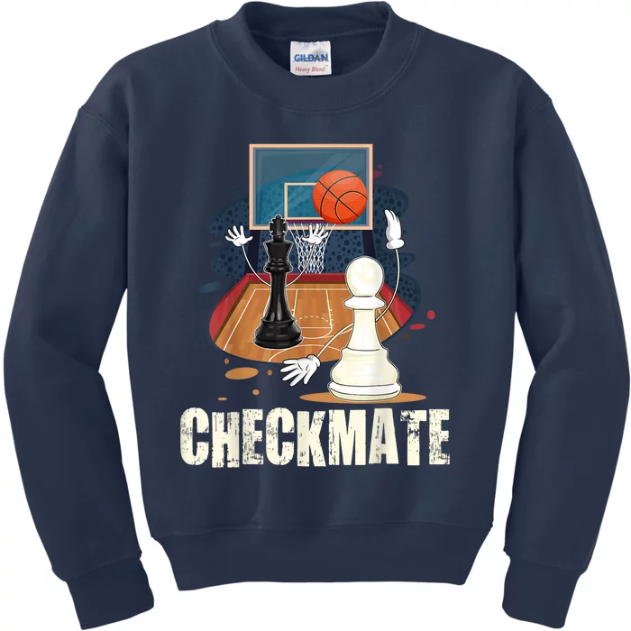 Checkmate Funny Chess Lovers Novelty Gifts Boy Kids Sweatshirt