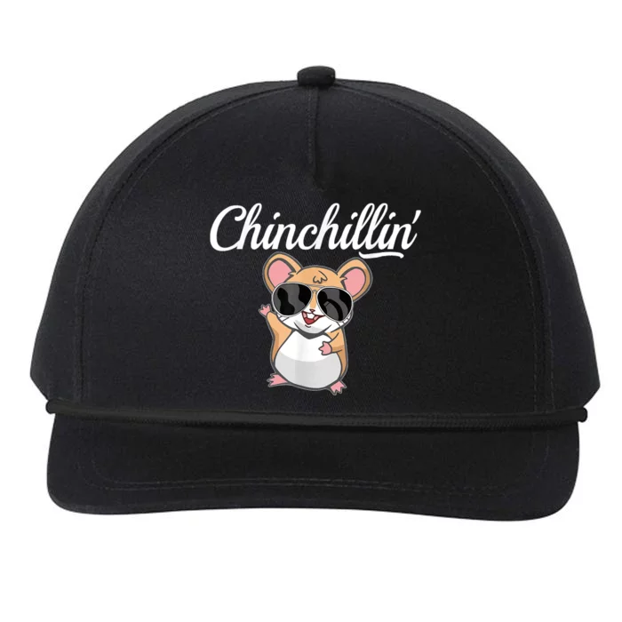 Chinchillin Funny Chinchilla Lovers Snapback Five-Panel Rope Hat