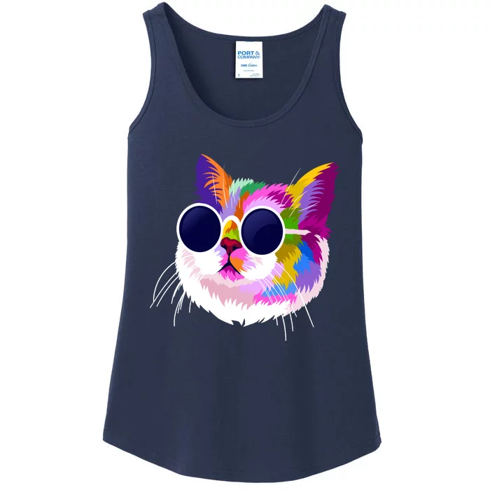 Cat Funny Cat Gift Wo Teess Girl Boy Ladies Essential Tank