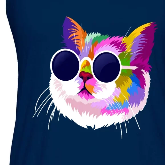 Cat Funny Cat Gift Wo Teess Girl Boy Ladies Essential Flowy Tank