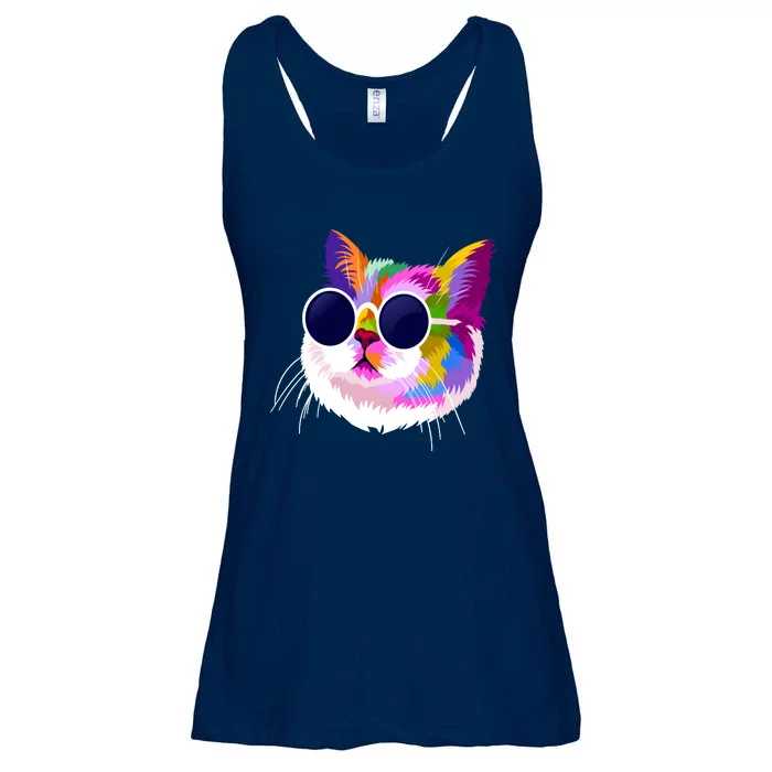 Cat Funny Cat Gift Wo Teess Girl Boy Ladies Essential Flowy Tank