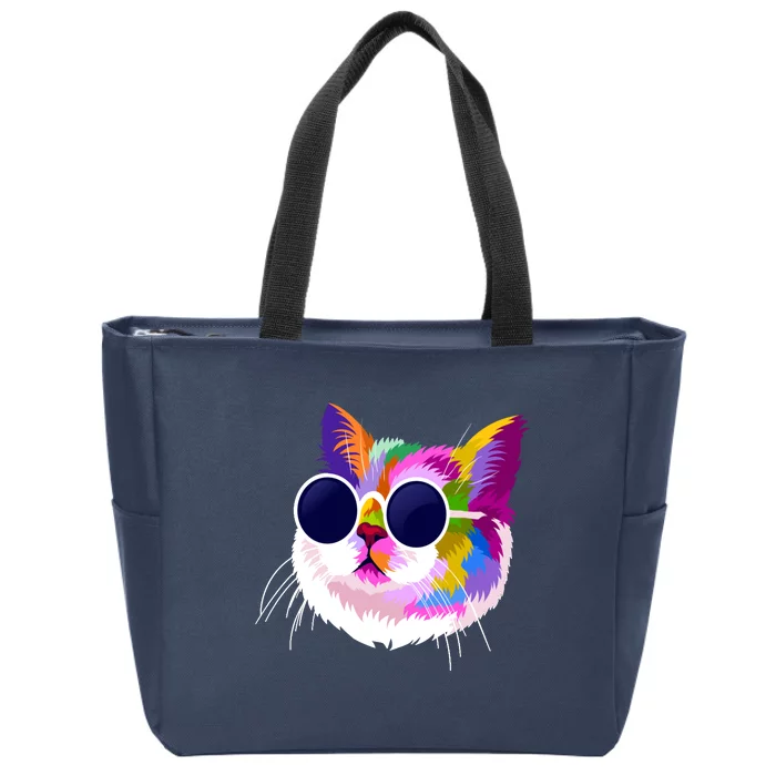 Cat Funny Cat Gift Wo Teess Girl Boy Zip Tote Bag