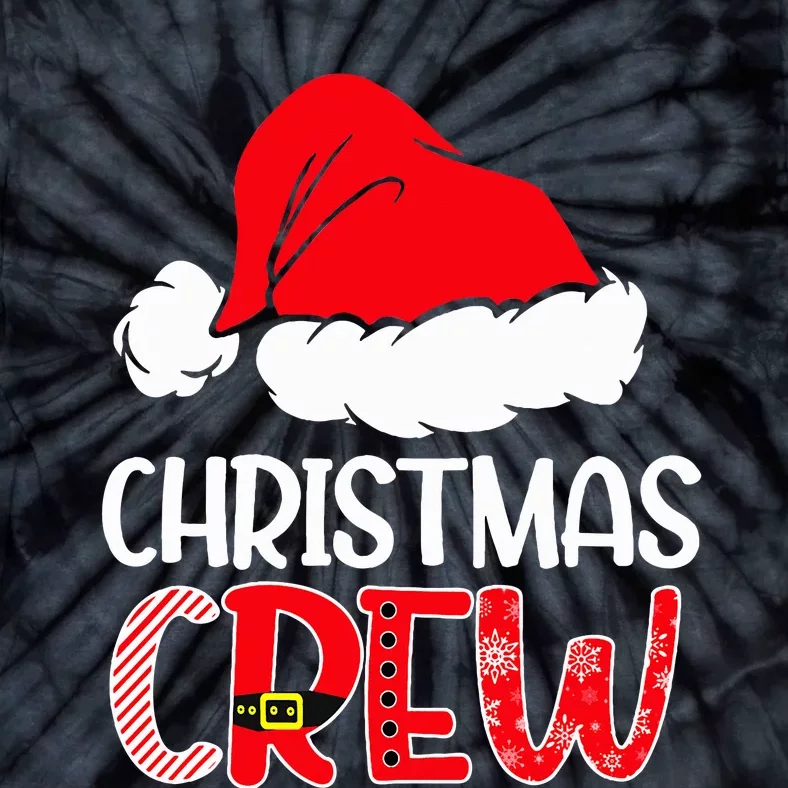 Cute Family Christmas Crew Matching Pajama Gift Lights Tie-Dye T-Shirt