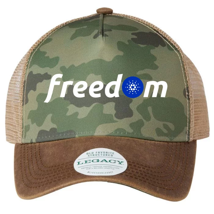 Cardano Freedom Cryptocurrency Legacy Tie Dye Trucker Hat