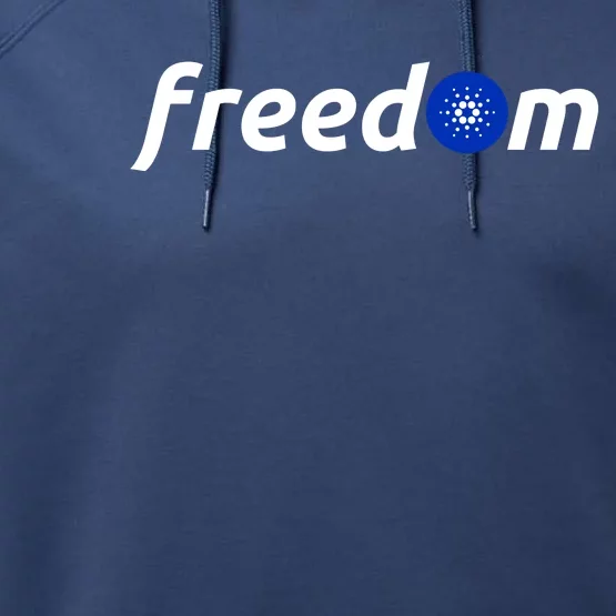 Cardano Freedom Cryptocurrency Performance Fleece Hoodie