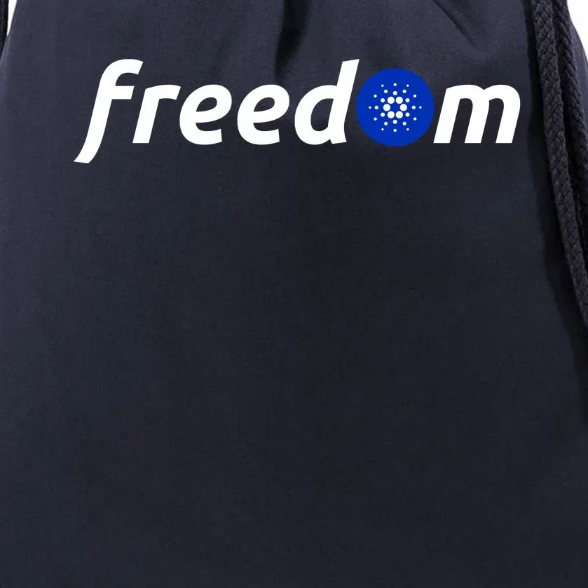 Cardano Freedom Cryptocurrency Drawstring Bag