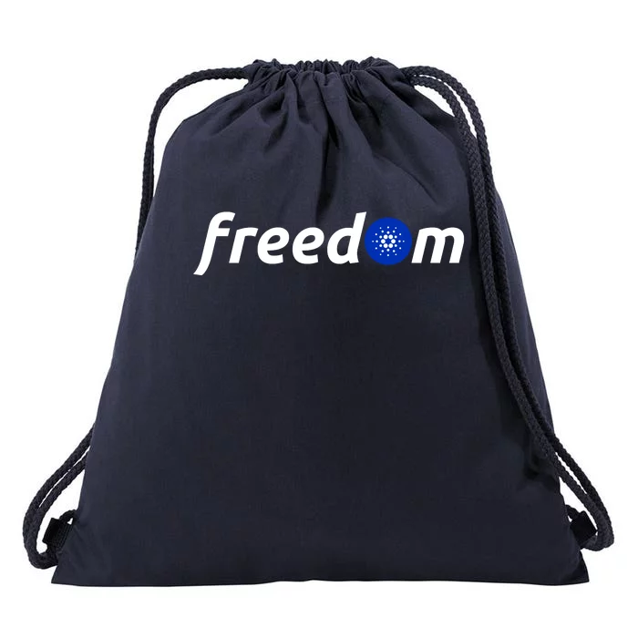 Cardano Freedom Cryptocurrency Drawstring Bag