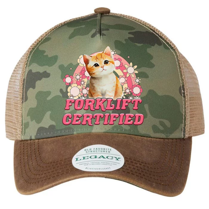 Cat Forklift Certified Legacy Tie Dye Trucker Hat