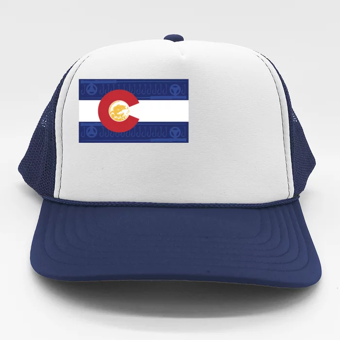 Colorado Flag Trucker Hat