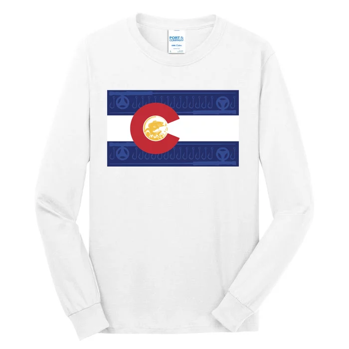 Colorado Flag Tall Long Sleeve T-Shirt