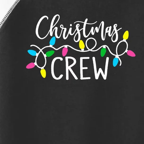 cute family christmas crew matching pajamas lights Toddler Fine Jersey T-Shirt