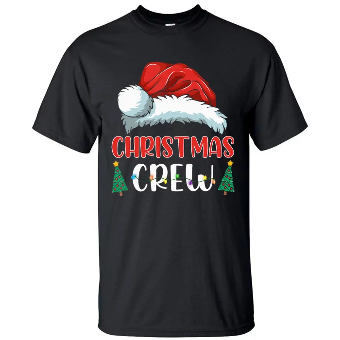 Cute Family Christmas Crew Matching Pajama Gift Lights Tall T-Shirt