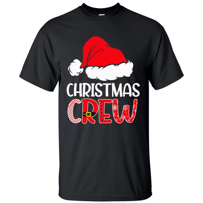 Cute Family Christmas Crew Matching Pajama Gift Lights Tall T-Shirt