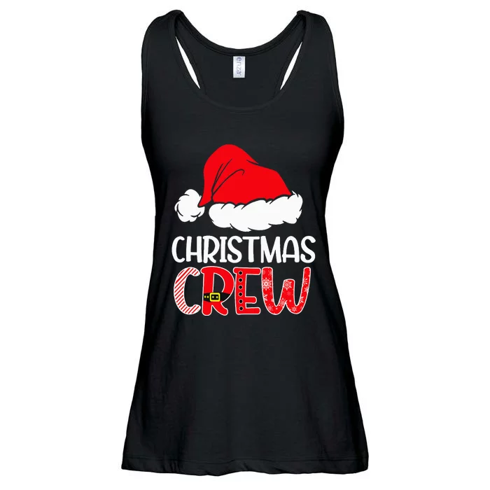 Cute Family Christmas Crew Matching Pajama Gift Lights Ladies Essential Flowy Tank