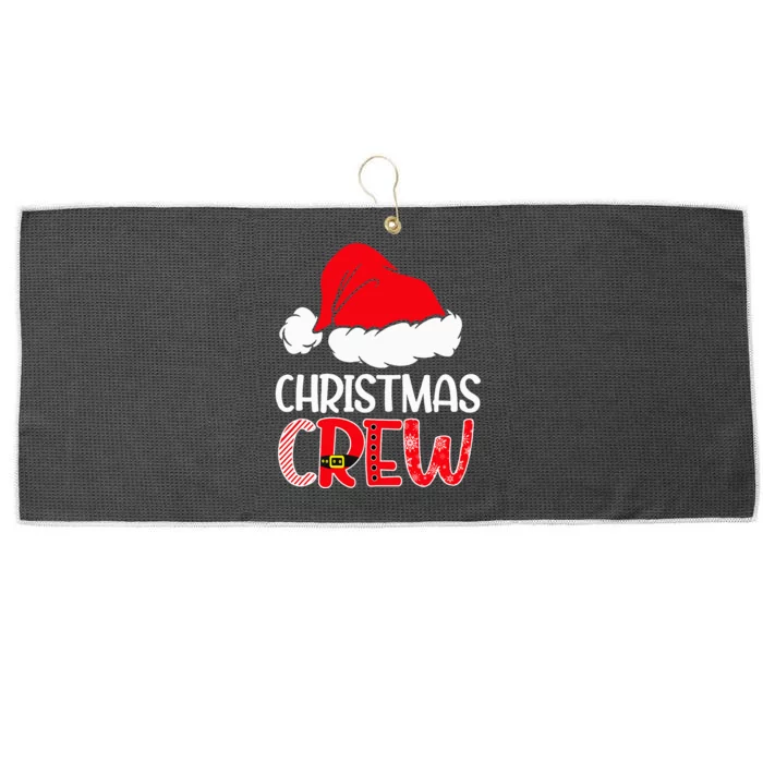 Cute Family Christmas Crew Matching Pajama Gift Lights Large Microfiber Waffle Golf Towel