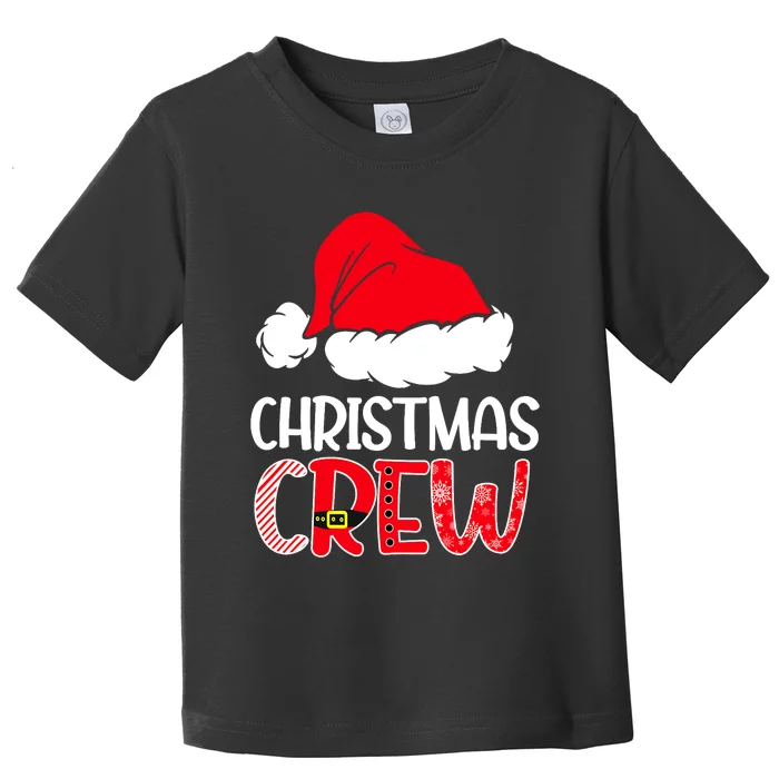 Cute Family Christmas Crew Matching Pajama Gift Lights Toddler T-Shirt