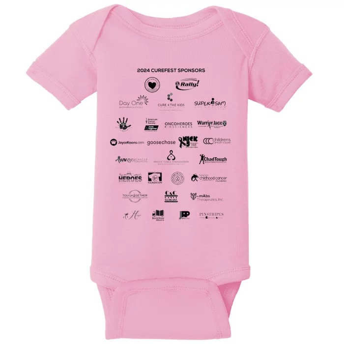 Curefest For Childhood Cancer 2024 Baby Bodysuit