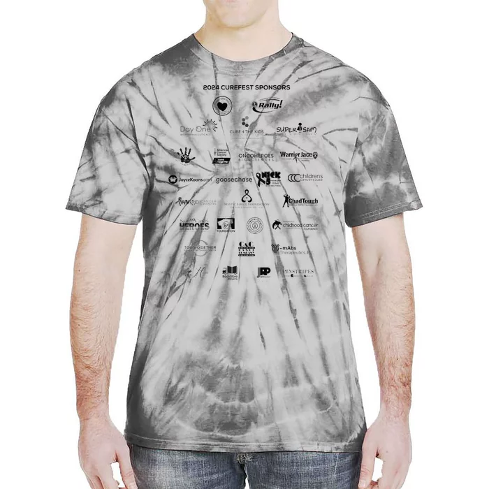 Curefest For Childhood Cancer 2024 Tie-Dye T-Shirt