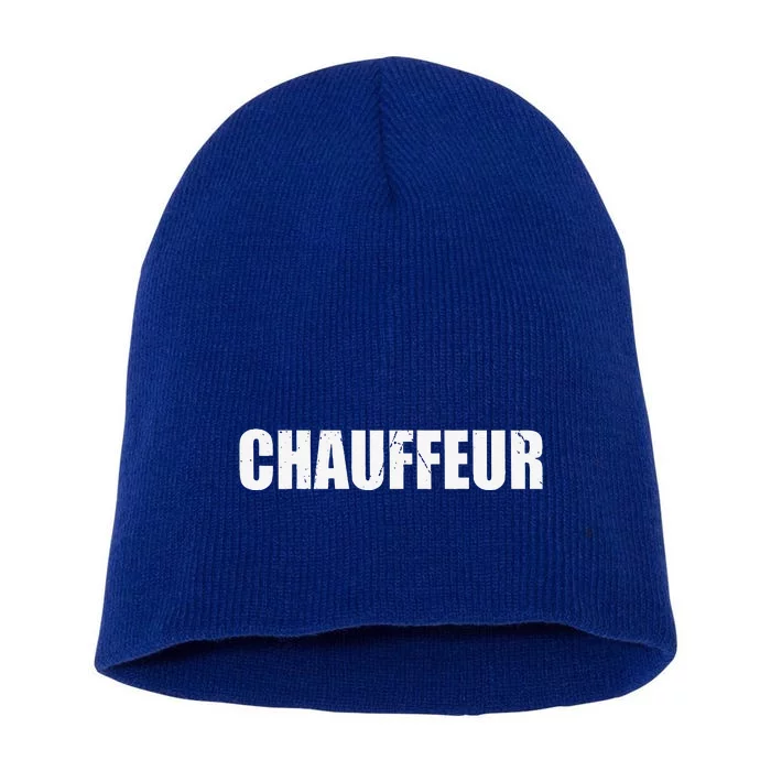 Chauffeur Funny Cute Lazy Easy Simple DIY Halloween Costume Short Acrylic Beanie